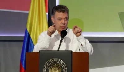 Juan Manuel Santos.