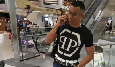 Farid Díaz antes de viajar a Italia con la Selección Colombia. 