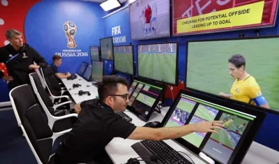 Así es la sala de operaciones del VAR. 