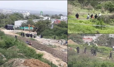 Imagen de la invasión de venezolanos en el sector de Las Estrellas.