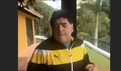 El exfutbolista Diego Armando Maradona.
