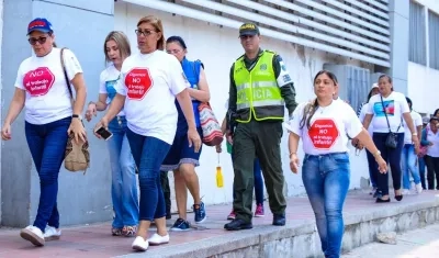 El Bloque de Búsqueda de niños trabajadores en Soledad.