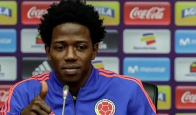 El volante colombiano Carlos Sánchez.