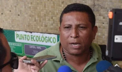 Nelson Herazo, padre de crianza del patrullero Antonio Geraldo Perilla Herazo.