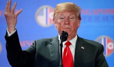 Donald Trump, presidente de Estados Unidos.