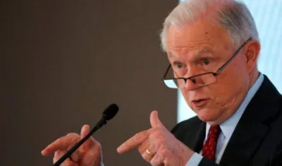 El fiscal general de EE.UU., Jeff Sessions.