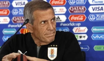 Óscar Washington Tabárez, seleccionador de Uruguay.