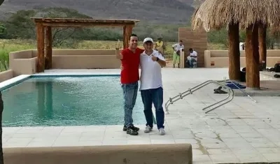 Martín Elìas en su finca 'La bonita'.