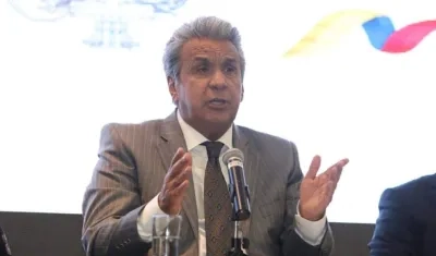Lenín Moreno, presidente de Ecuador.