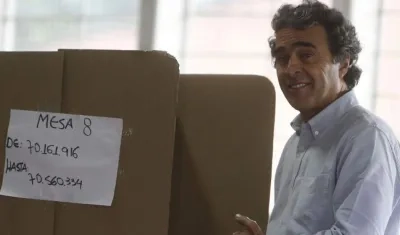 El excandidato presidencial colombiano Sergio Fajardo