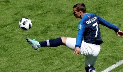 Antoine Griezmann durante el partido. 