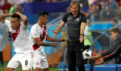 Ricardo Gareca, técnico de la Selección Perú. 