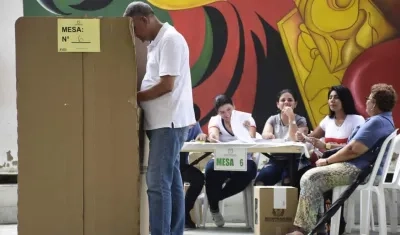 Elecciones presidenciales en primera vuelta.