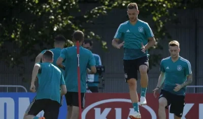 Jugadores de la Selección Alemania. 