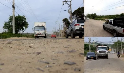 Imágenes del tramo que será intervenido.