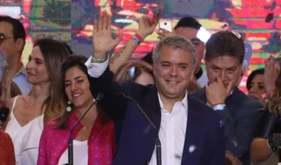 Iván Duque, nuevo Presidente de Colombia.