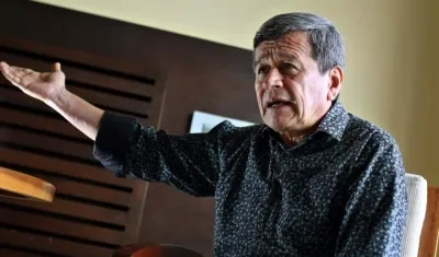 El jefe negociador del ELN Pablo Beltrán.