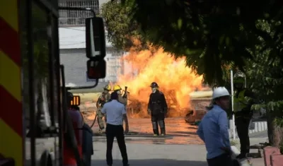 La emergencia se presentó en la mañana de este lunes.