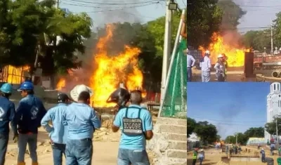 Imágenes de la emergencia.