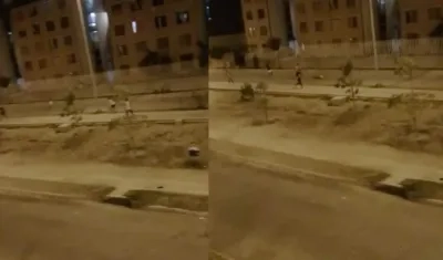 Momentos del enfrentamiento. 