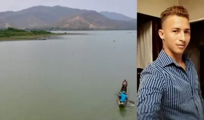 Jorge Eliécer Vizcaíno Peña se ahogó en las profundas aguas de la laguna.