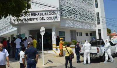 Lugar donde falleció la mujer.