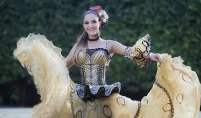 La reina del Carnaval, Valeria Abuchaibe.