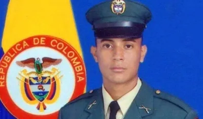 Cabo tercero Óscar Humberto Díaz Velásquez fallecido al ser alcanzado por un rayo.