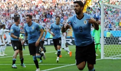 Luis Suárez, delantero uruguayo. 