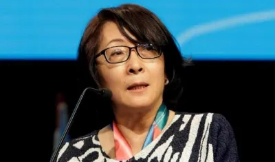 Representante de la UNISDR, Mami Mizutor.