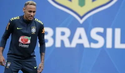 Neymar, delantero brasileño. 