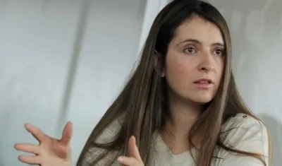 La senadora Paloma Valencia.