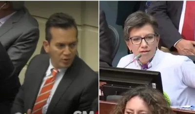 Senador Alfredo Ramos Maya y Senadora Claudia López.