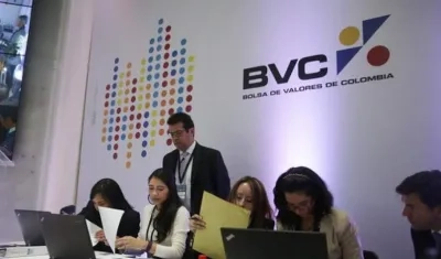 Mercado de valores colombiano.