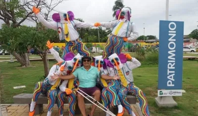 César Morales ‘Paragüita’, fundador de Las Marimondas del Barrio Abajo.