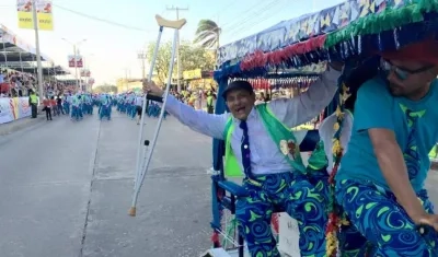 César Morales ‘Paragüita’, fundador de Las Marimondas del Barrio Abajo.