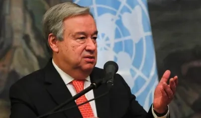 El secretario general de la ONU, António Guterres.