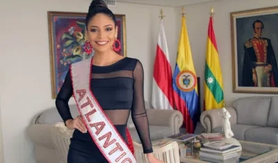 Melissa Fernanda Acuña Redondo, representante por Atlántico al Reinado del Café.