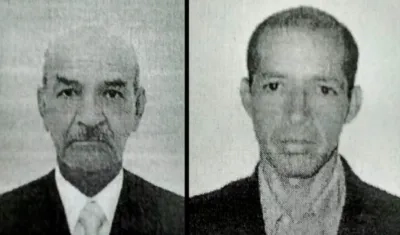 Elías de Jesús Gómez López y de su hijo Porfirio Antonio Gómez Vargas, las dos víctimas.