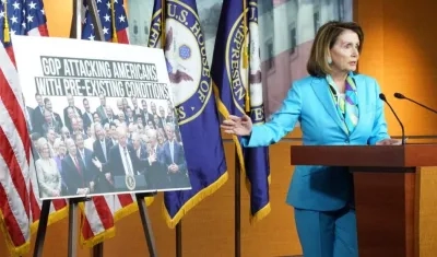 La líder demócrata en la Cámara Baja de EE.UU., Nancy Pelosi.