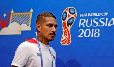 Paolo Guerrero, jugador peruano.