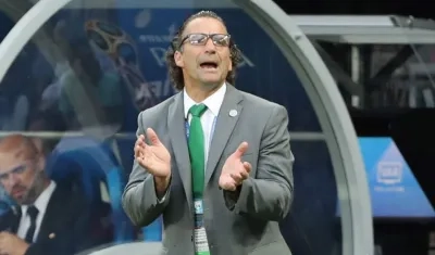 Juan Antonio Pizzi, técnico de Arabia Saudí. 