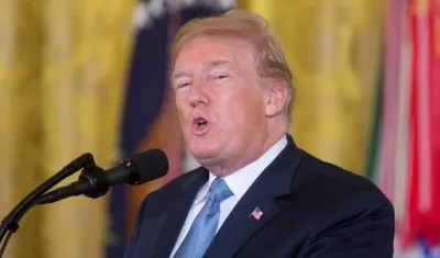 Donald Trump, presidente de Estados Unidos.