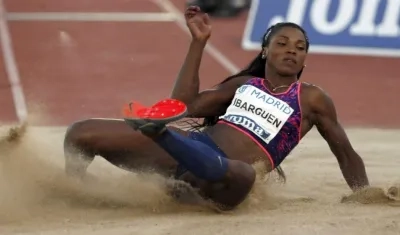 La colombiana Caterine Ibargüen.