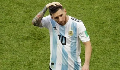 Lionel Messi, jugador de la Selección Argentina. 