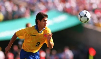 Andrés Escobar, jugador de la Selección Colombia. 