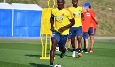 Ni James ni Borja entrenaron este domingo con el equipo.
