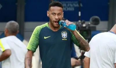 Neymar, delantero brasileño. 