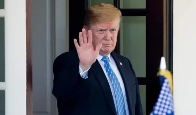  Donald Trump, presidente estadounidense.