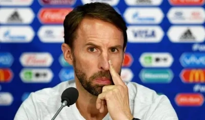 El seleccionador inglés, Gareth Southgate.